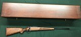 Winchester Model 70 Featherweight Ultra Grade 1 of 1000 .270 Win with Wooden Display Box - 2 of 15
