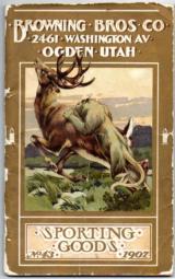 Browning Ogden Utah, 1907 Catalog - Original