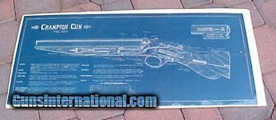 Iver Johnson Poster Champion Model 36 Original - Image 1 of 1