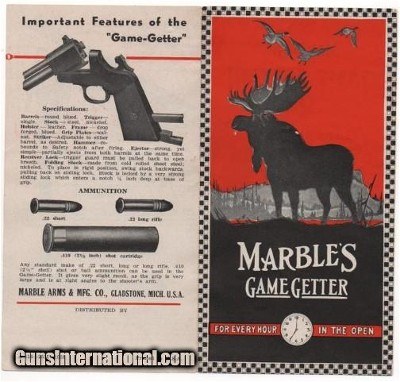 Marbles 1938 Game Getter Advertising Brochure