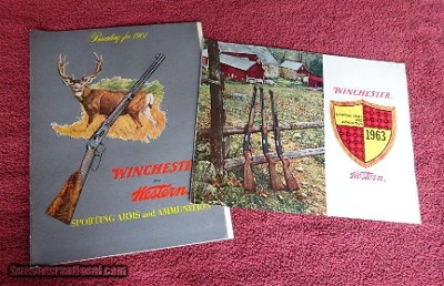 ORIGINAL PRE-64 WINCHESTER ANNUAL CATALOGS