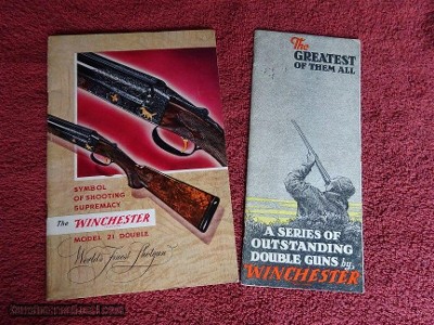WINCHESTER MODEL 21 CATALOG AND BOOKLET