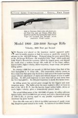 SAVAGE ARMS 1920 ANNUAL FULL LINE CATALOG #61 - ORIGINAL PIECE ACTUALLY MADE IN 1920 - 2 of 4