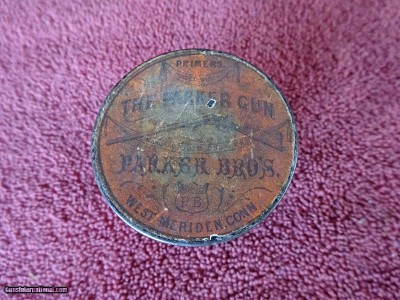 PARKER GUN CO. PRIMER TIN