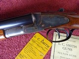 L C SMITH, HUNTER ARMS, 20 GAUGE AUTO-EJECTORS, NICE ORIGINAL - 1 of 15