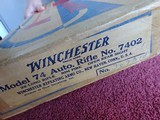 WINCHESTER MODEL 74 22 LONG RIFLE NEW IN THE ORIGINAL BOX PERFECT - 3 of 13