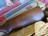 WINCHESTER MODEL 74 22 LONG RIFLE NEW IN THE ORIGINAL BOX PERFECT - 10 of 13