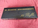 BROWNING SEMI-AUTO 22 GRADE 1 BELGIUM NEW IN THE BOX - 10 of 11