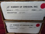 KIMBER MODEL 82 CLASSIC 22LR PAIR CONSECUTIVE SERIAL NUMBERED NEW IN THE BOXES - 9 of 10