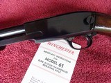 WINCHESTER MODEL 61 - GROOVED RECEIVER - S, L, LR - LIKE NEW 100% ORIGINAL - 2 of 13