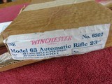 WINCHESTER MODEL 63 NEW IN THE BOX - 2 of 15