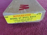 WINCHESTER MODEL 67 BOYS RIFLE - NEW IN THE BOX - 1 of 11