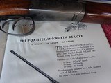 A H FOX, UTICA, DELUXE STERLINGWORTH 20 GAUGE - 10 of 15