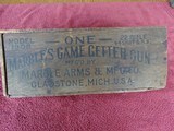 MARBLES MODEL 1908 GAME GETTER WOOD TWO-PIECE BOX - EXTREMELY RARE - 5 of 6