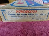 WINCHESTER MODEL 74 22 LONG RIFLE NEW IN ITS ORIGINAL BOX - 2 of 10