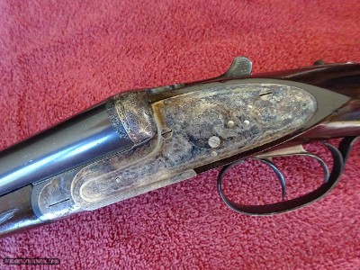 LAURONA, EIBAR SPAIN 12 GAUGE SIDELOCK EJECTOR GUN