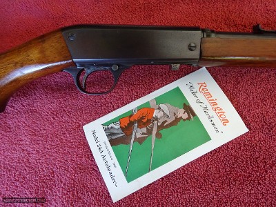 REMINGTON MODEL 24 AUTOLOADING LONG RIFLE ONLY - SCHNOBEL FOREARM - 99% ORIGINAL BLUE