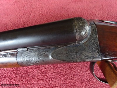 A H FOX, PHIL., A GRADE 12 GAUGE - ATTRACTIVE DEEP CUT ENGRAVING