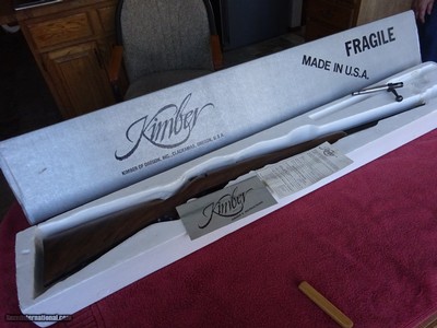 KIMBER OF OREGON MODEL 82 CLASSIC 22 - OUTSTANDING WOOD - NEW IN ITS ORIGINAL BOX