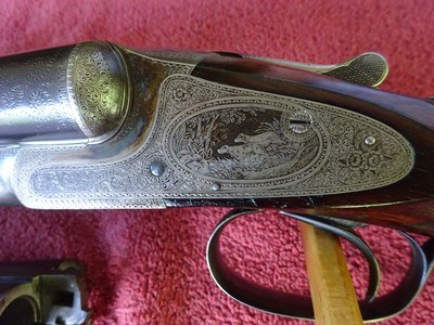 L C SMITH, HUNTER ARMS, GRADE 5E TWO BARREL SET