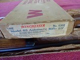 WINCHESTER MODEL 63 NEW IN ITS ORIGINAL BOX - 2 of 13