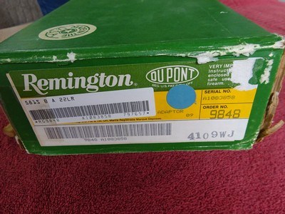 REMINGTON MODEL 581 S
NEW IN THE ORIGINAL BOX WITH EXTRAS