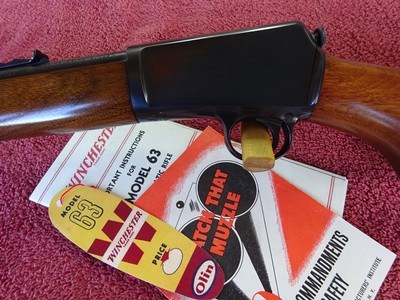 WINCHESTER MODEL 63
MINT, ORIGINAL CONDITION