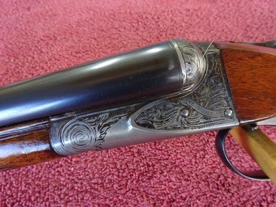A H FOX, PHIL., AE GRADE 20 GAUGE - STRAIGHT STOCK - GREAT DIMENSIONS