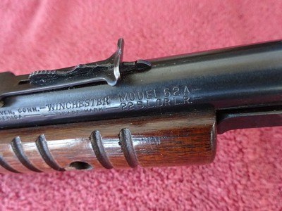 WINCHESTER MODEL 62-A - EXCEPTIONAL ORIGINAL CONDITION - Image 10 of 14