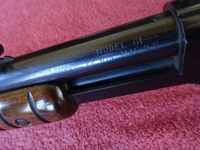 WINCHESTER MODEL 61 MAGNUM - EXCEPTIONAL ALL ORIGINAL - Image 9 of 14