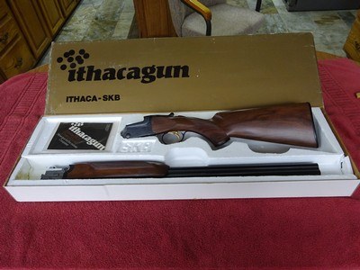 ITHACA-SKB MODEL 500 OVER & UNDER 20 GAUGE - NEW IN THE BOX - EXCEPTIONAL WOOD - Image 1 of 15