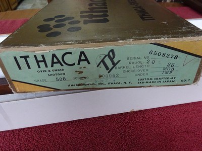 ITHACA-SKB MODEL 500 OVER & UNDER 20 GAUGE - NEW IN THE BOX - EXCEPTIONAL WOOD - Image 2 of 15