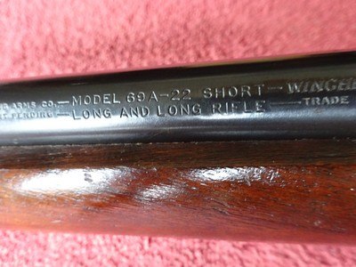 WINCHESTER MODEL 69-A - EXCELLENT, 100% ORIGINAL - Image 8 of 12