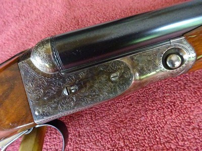 PARKER REPRO DHE 20 GAUGE EXCEPTIONAL WOOD BEAVERTAIL FOREARM - Image 14 of 15