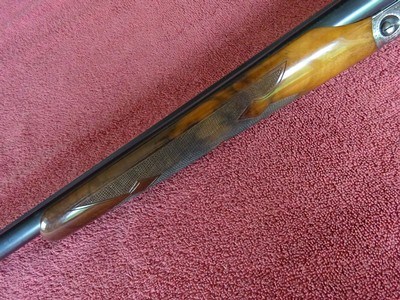 PARKER REPRO DHE 20 GAUGE EXCEPTIONAL WOOD BEAVERTAIL FOREARM - Image 5 of 15