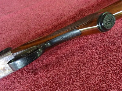 PARKER REPRO DHE 20 GAUGE EXCEPTIONAL WOOD BEAVERTAIL FOREARM - Image 9 of 15