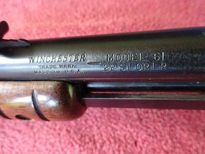 WINCHESTER MODEL 61 GROOVED RECEIVER STEEL BUTTPLATE SCARCE GUN - Image 13 of 14