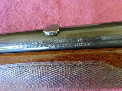 WINCHESTER MODEL 75 SPORTER VERY GOOD ORIGINAL CONDITION - Image 4 of 15