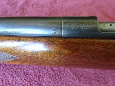 WINCHESTER MODEL 75 SPORTER VERY GOOD ORIGINAL CONDITION - Image 3 of 15