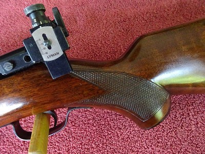 WINCHESTER MODEL 75 SPORTER 99% ORIGINAL BLUE NICE GUN - Image 1 of 15