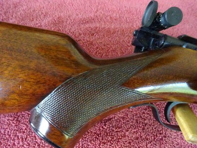 WINCHESTER MODEL 75 SPORTER 99% ORIGINAL BLUE NICE GUN - Image 13 of 15