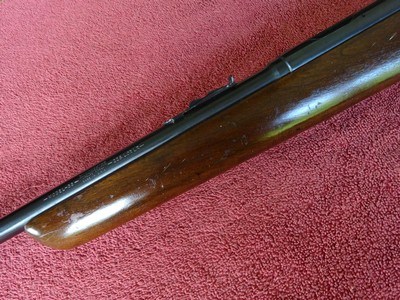 WINCHESTER MODEL 55 SINGLE SHOT 22 CALIBER SCARCE GUN - Image 3 of 14