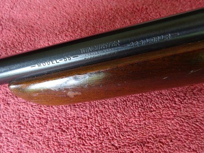 WINCHESTER MODEL 55 SINGLE SHOT 22 CALIBER SCARCE GUN - Image 9 of 14