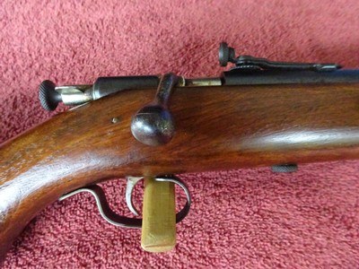 WINCHESTER MODEL 68 PRE-WAR SINGLE SHOT BOLT ACTION RIFLE - Image 12 of 15