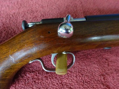 WINCHESTER MODEL 67-A SINGLE SHOT BOLT ACTION RIFLE 100% ORIGINAL BLUE - Image 12 of 14