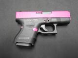  Glock 26 Gen4 X-Werks Blk/Pink NIB! No CC Fees!- 2 of 3
