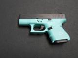 Glock 26 Gen4 9mm X-Werks Coated Teal NIB! - 1 of 3