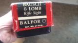  Pre War Bauch and Lomb Scope and Mounts Balfor Winchester 70 NOS- 2 of 3