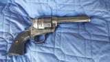 Colt 1st Gen 44-40 Made in 1914 4 3/4 Barrel Nice Colors and Bore all Original except grips
- 1 of 20