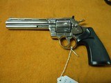 6" Nickle Colt Python 357 Magnum - 1 of 1